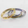 Fashion Jewelry Hot Sale Creative Three Color Stainless Steel Bangle Bracelet GSL034